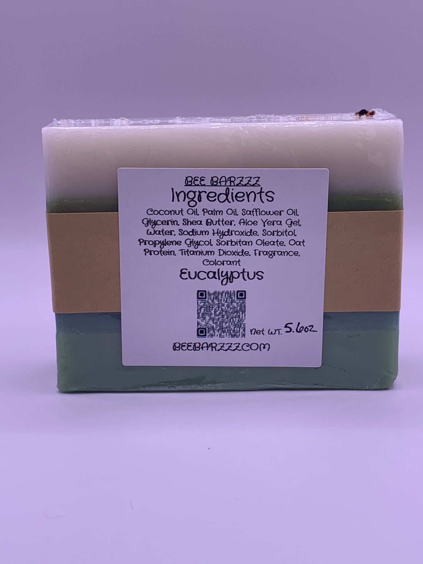 "Eucalyptus Dreams" Shea and Aloe Ombré Soap Bar