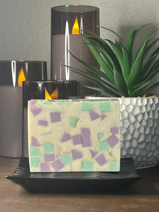 Lilac Oatmeal Soap Bar